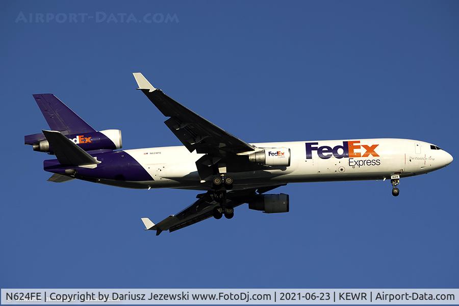 N624FE, 1990 McDonnell Douglas MD-11 C/N 48443, McDonnell Douglas MD-11(F) - FedEx - Federal Express  C/N 48443, N624FE