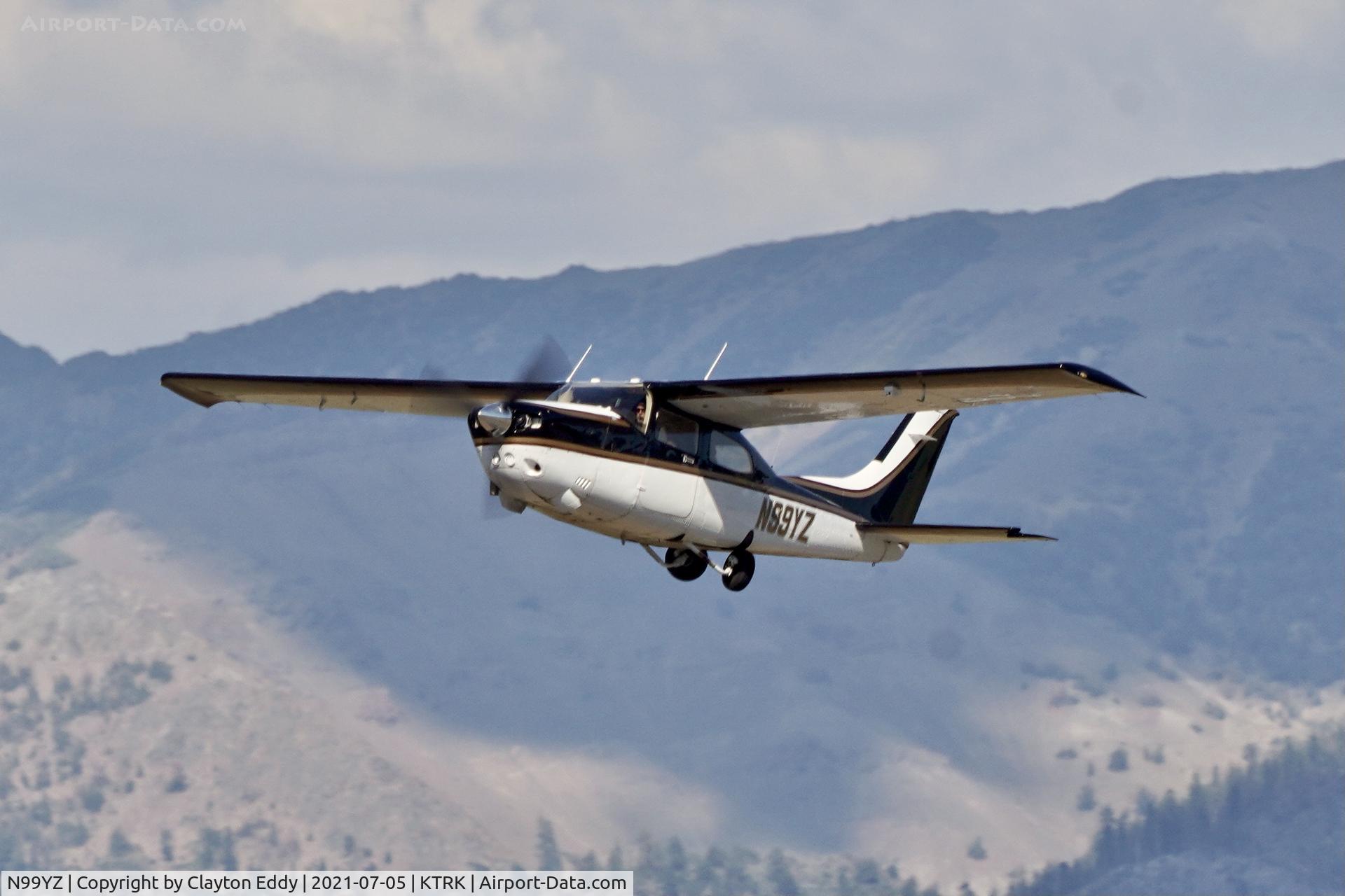 N99YZ, 1981 Cessna T210N Turbo Centurion C/N 21064608, Truckee airport California 2021.