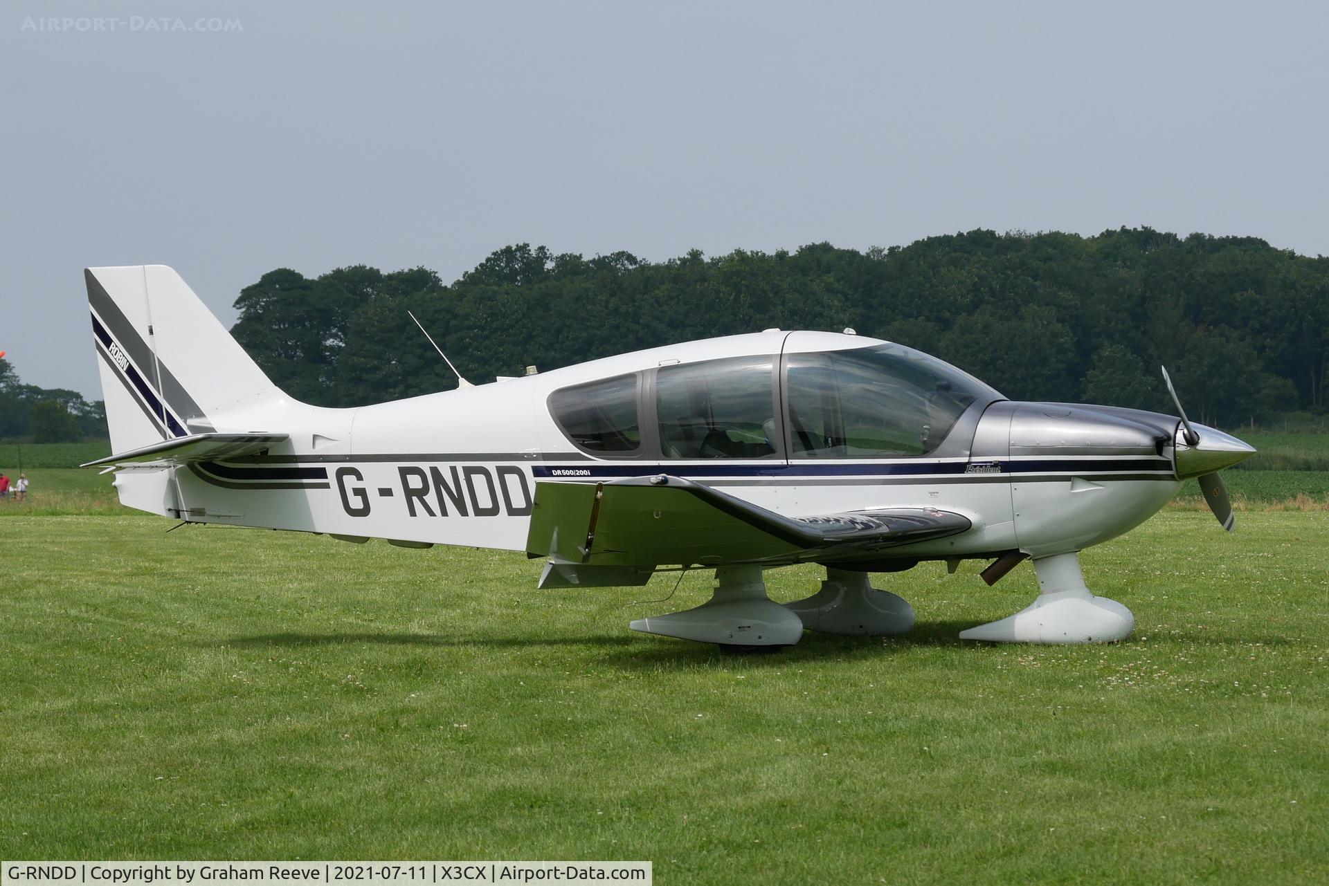 G-RNDD, 2003 Robin DR-400-500 President C/N 37, Parked at Northrepps.