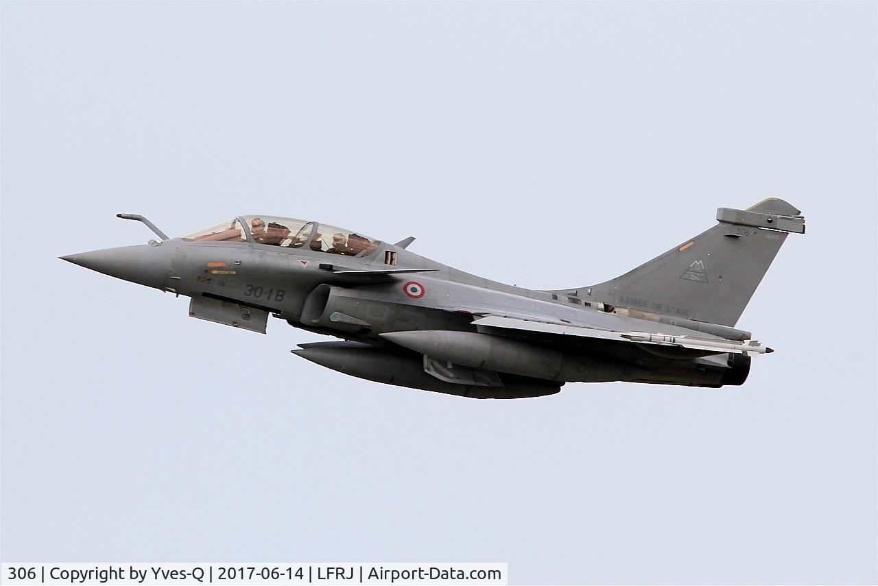 306, Dassault Rafale B C/N 306, Dassault Rafale B, Climbing from rwy 26, Landivisiau naval air base (LFRJ) Tiger Meet 2017