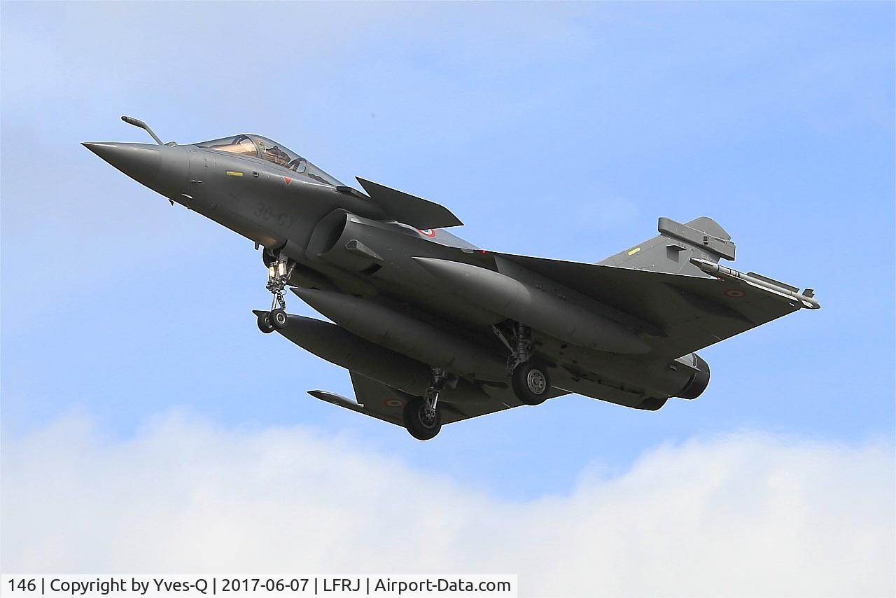 146, Dassault Rafale C C/N 146, Dassault Rafale C, Short approach rwy 26, Landivisiau Naval Air Base (LFRJ) Tiger Meet 2017