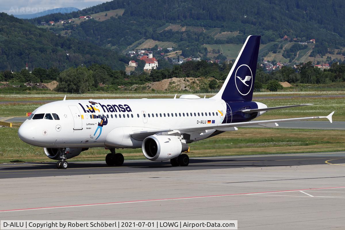 D-AILU, 1997 Airbus A319-114 C/N 744, D-AILU @ LOWG 2021