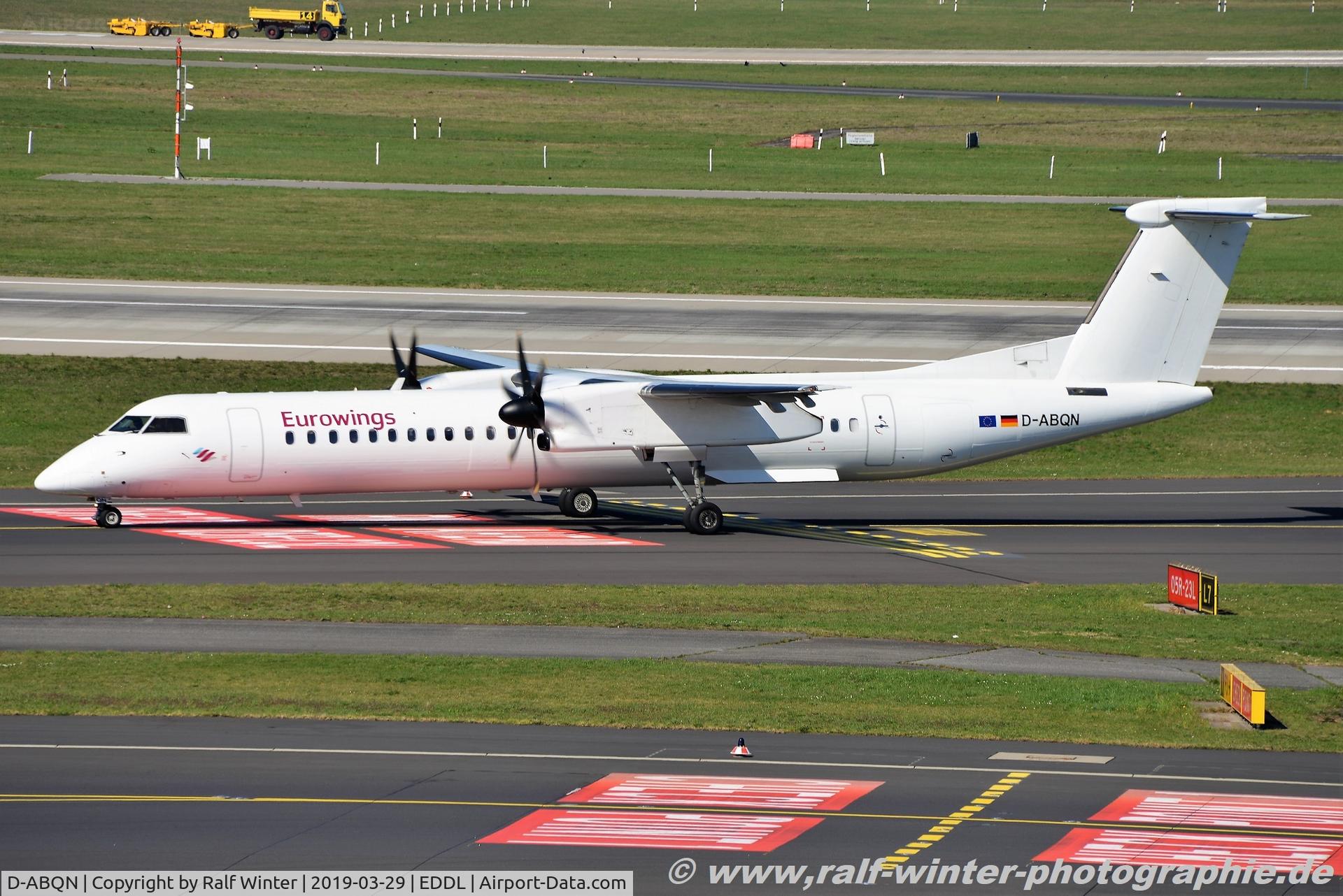 D-ABQN, 2006 De Havilland Canada DHC-8-402 Dash 8 C/N 4124, Bombardier DHC-8-402Q Dash 8 - EW EWG Eurowings - 4124 - D-ABQN - 29.03.2019 - DUS