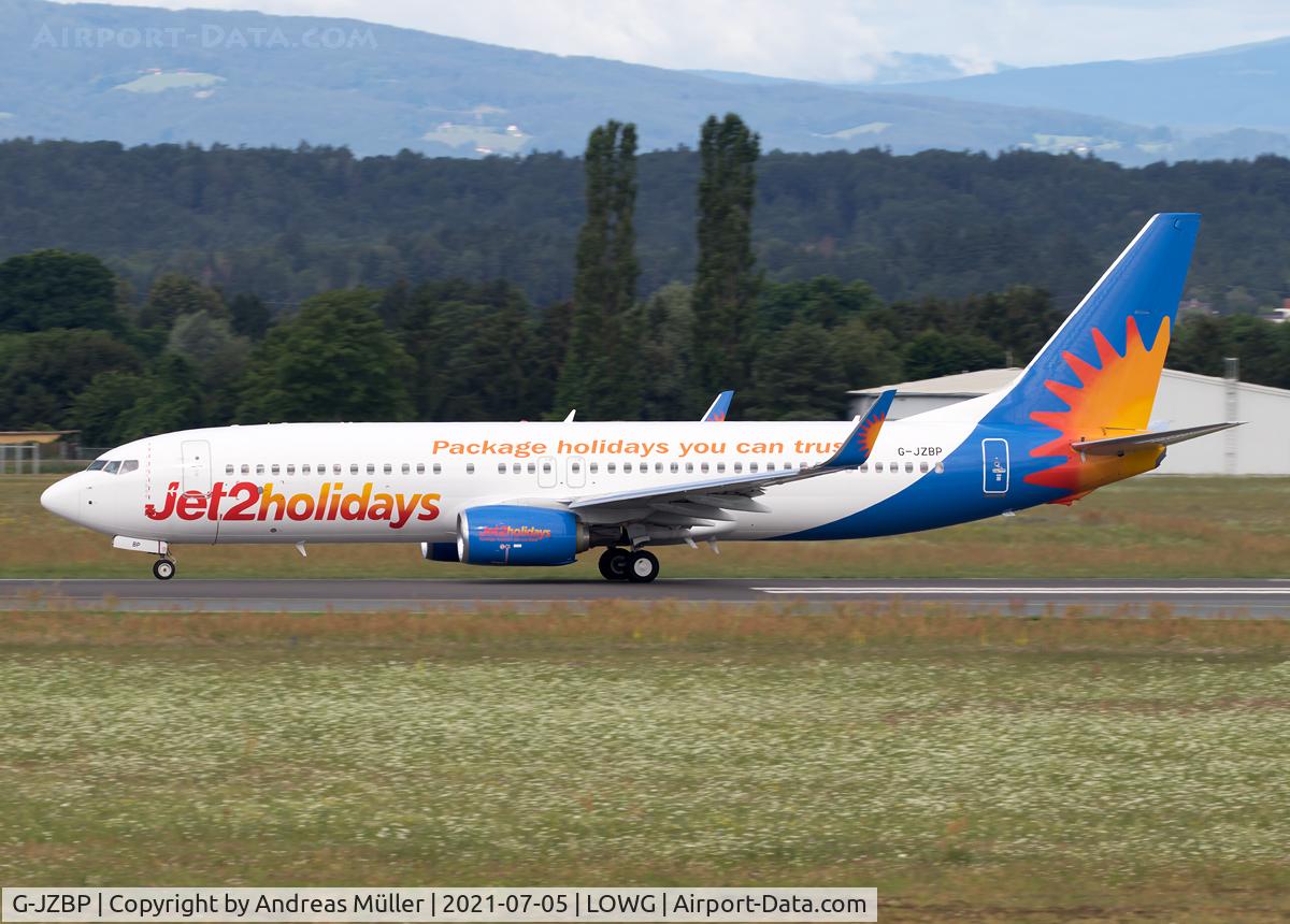 G-JZBP, 2018 Boeing 737-8MG C/N 64440, Departure to London Luton.