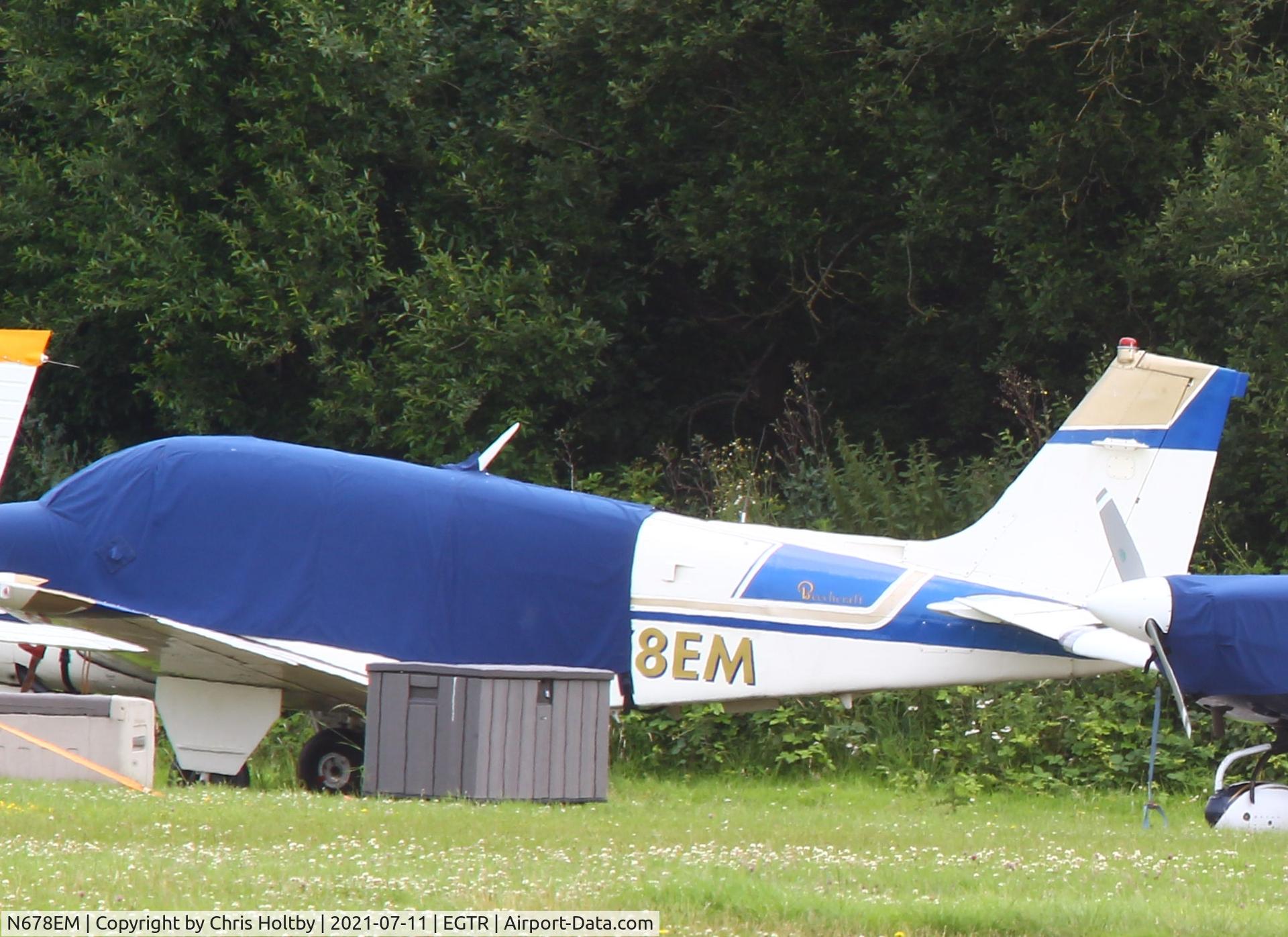 N678EM, 1978 Beech A36 Bonanza 36 C/N E-1285, 1978 Beech Bonanza resident at Elstree and covered up