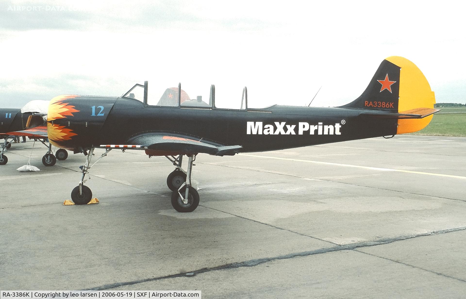 RA-3386K, Yakovlev Yak-52 C/N 856115, Berlin ILA 19.5.2006