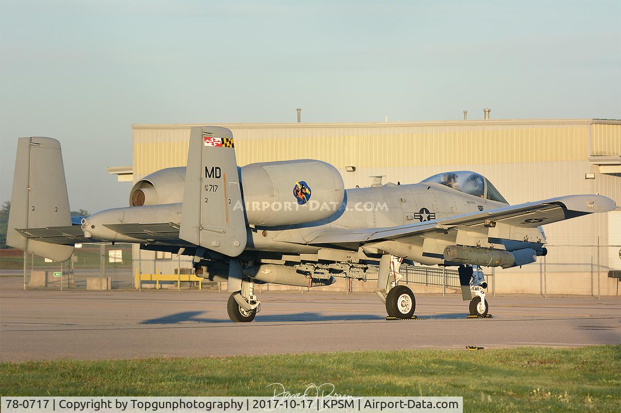 78-0717, 1978 Fairchild Republic A-10C Thunderbolt II C/N A10-0337, 104th FS