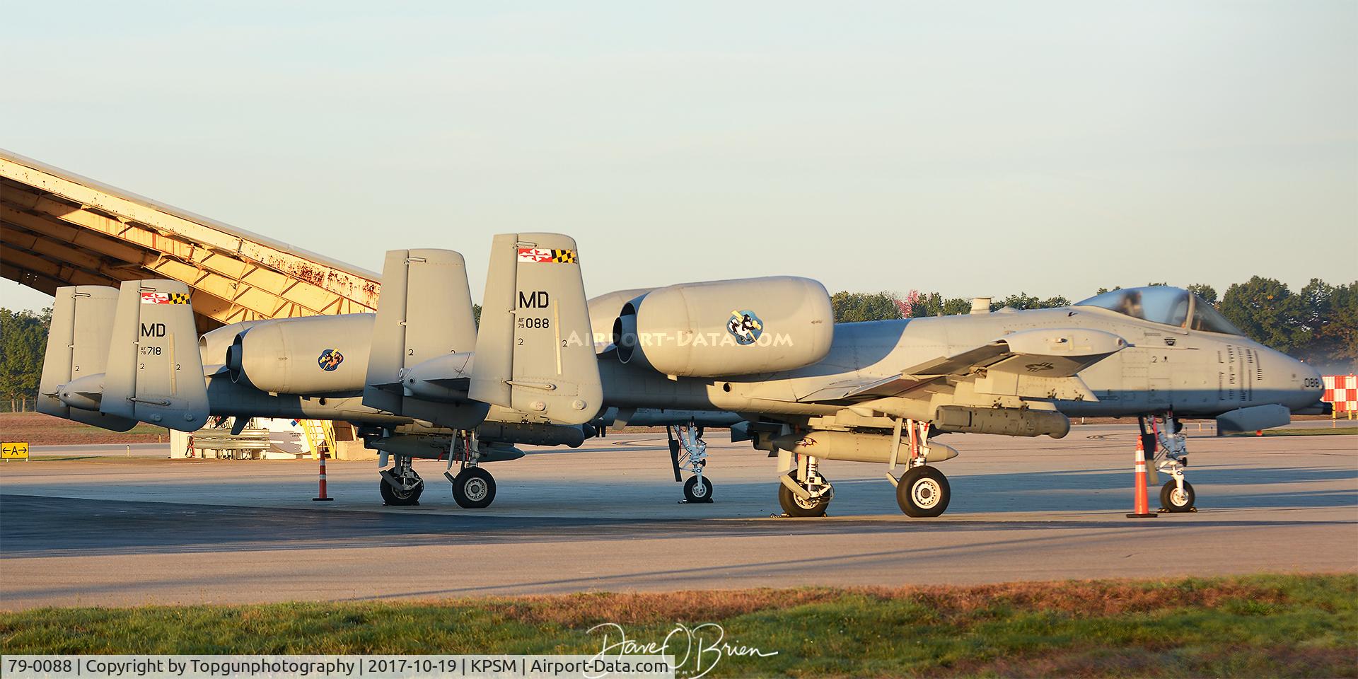 79-0088, 1979 Fairchild Republic A-10C Thunderbolt II C/N A10-0352, WARTHOG  01 flight