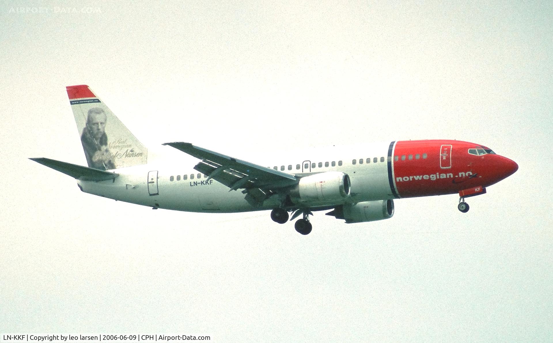 LN-KKF, 1989 Boeing 737-3K2 C/N 24326, Copenhagen 9.6.2006