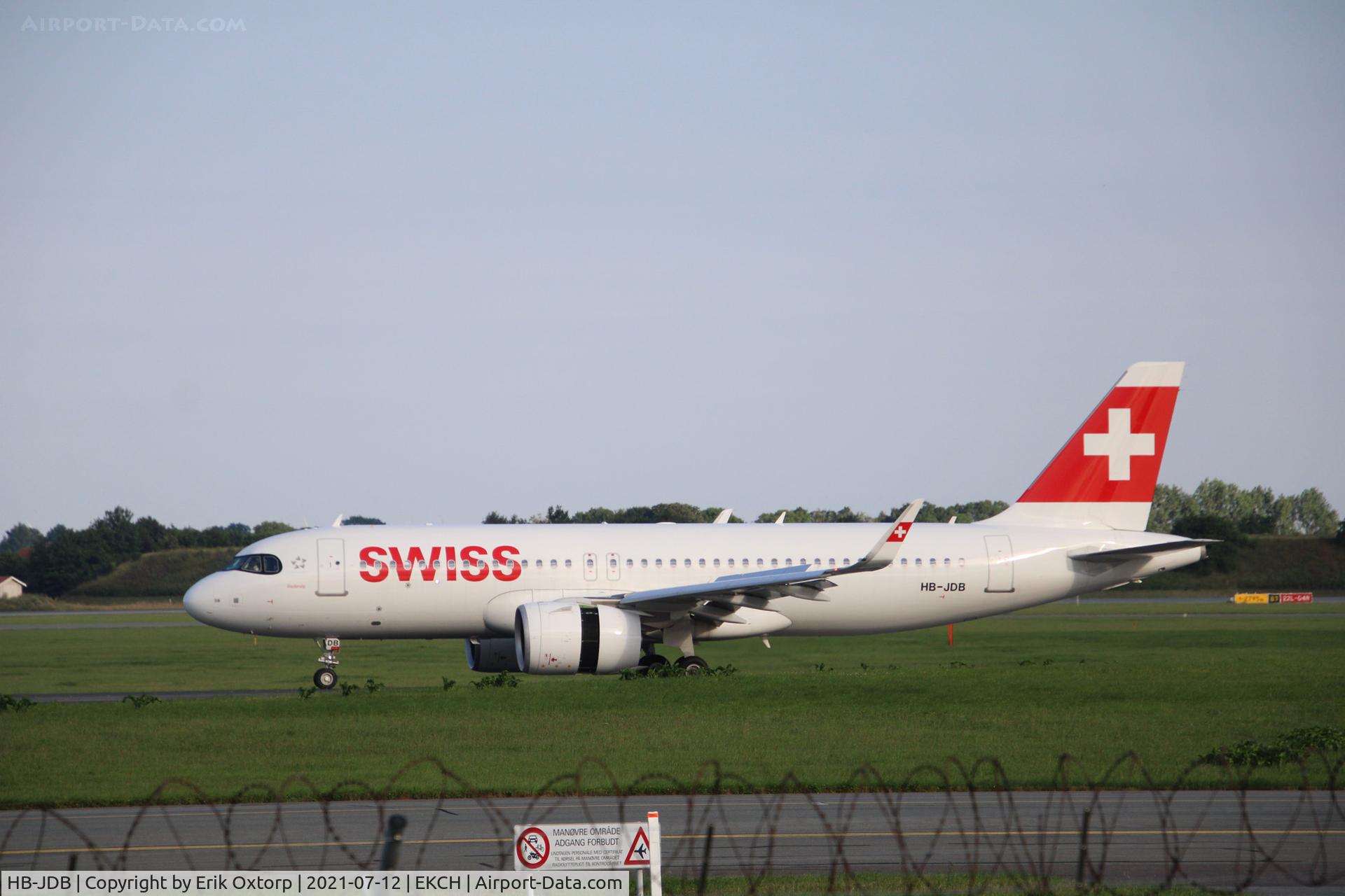 HB-JDB, 2020 Airbus A320-271N C/N 9379, HB-JDB landed rw 04L