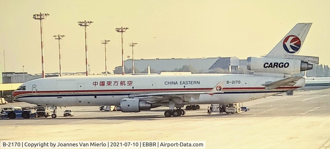 B-2170, 1991 McDonnell Douglas MD-11F C/N 48461, Scan from slide