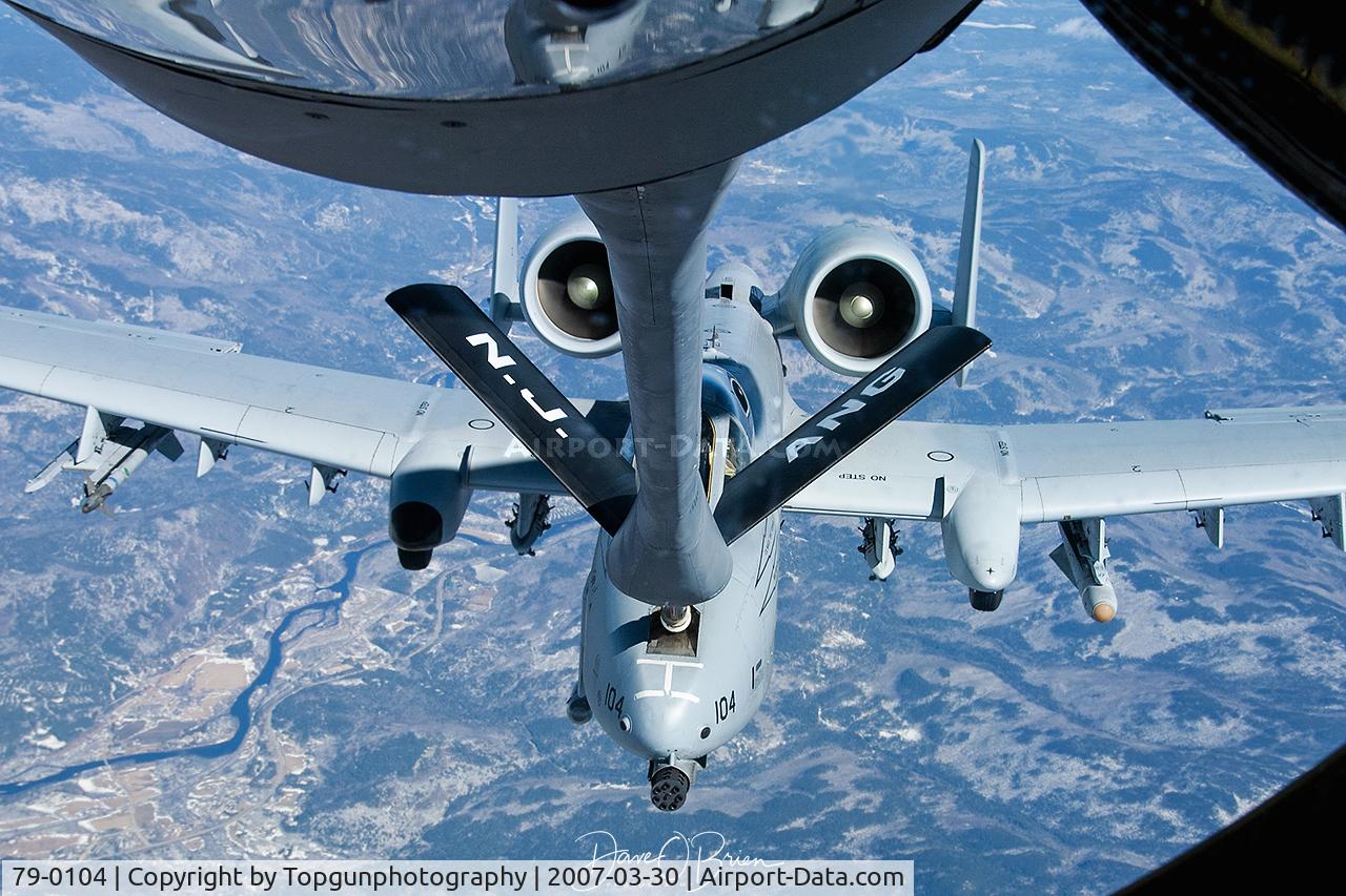 79-0104, 1979 Fairchild Republic A-10C Thunderbolt II C/N A10-0368, taking a hit off the boom