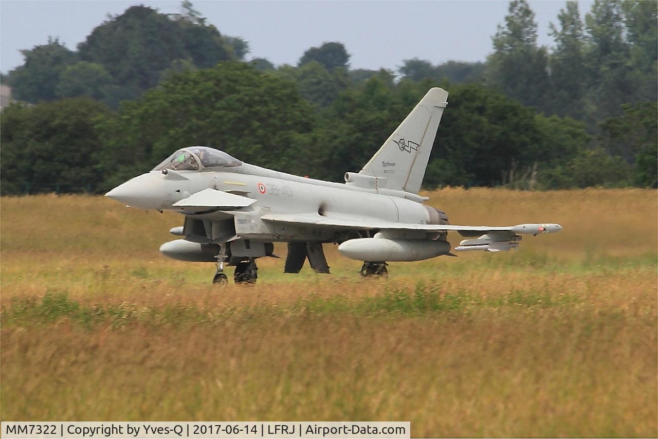MM7322, Eurofighter EF-2000 Typhoon S C/N IS054, Eurofighter EF-2000 Typhoon S, Landing rwy 26, Landivisiau Naval Air Base (LFRJ) Tiger Meet 2017