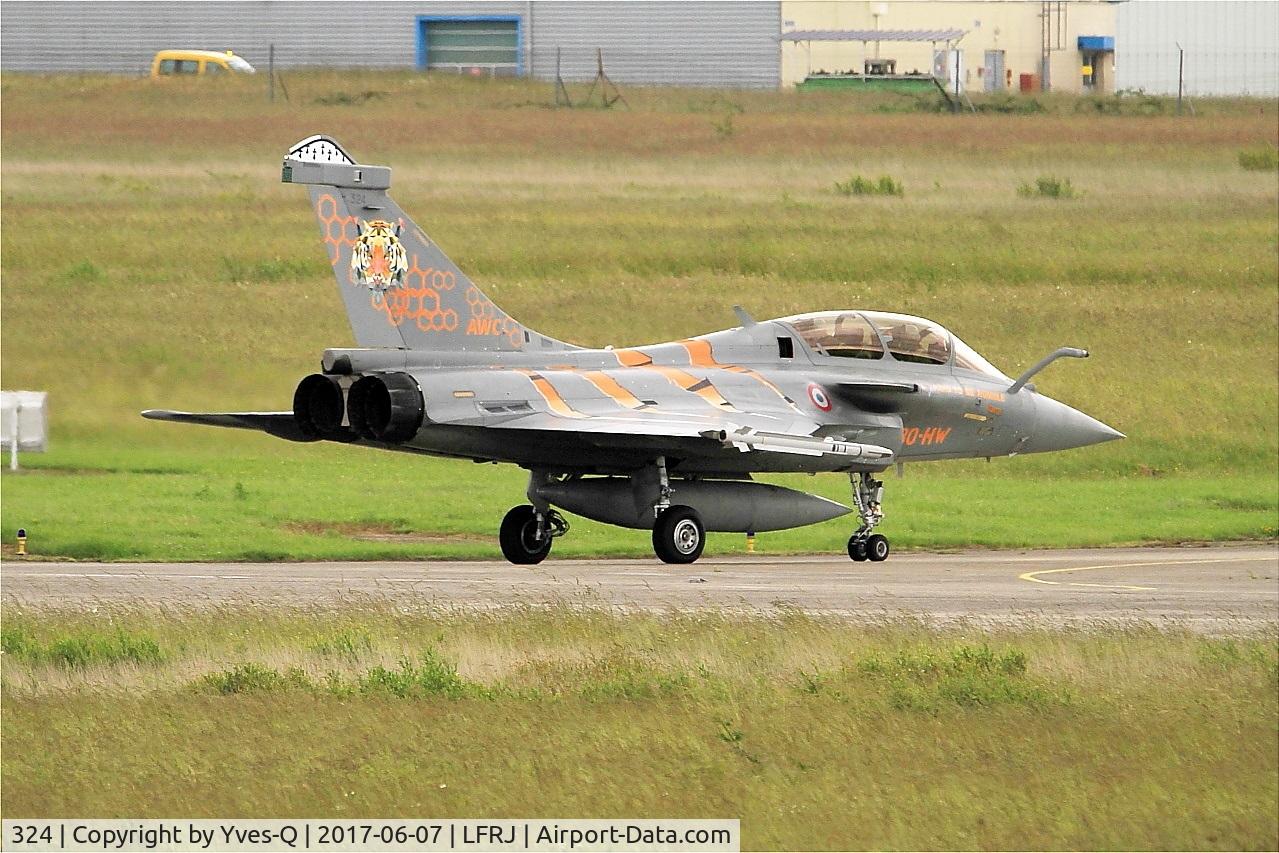324, Dassault Rafale B C/N 324a, Dassault Rafale B, Taxiing to flight line, Landivisiau Naval Air Base (LFRJ) Tiger Meet 2017