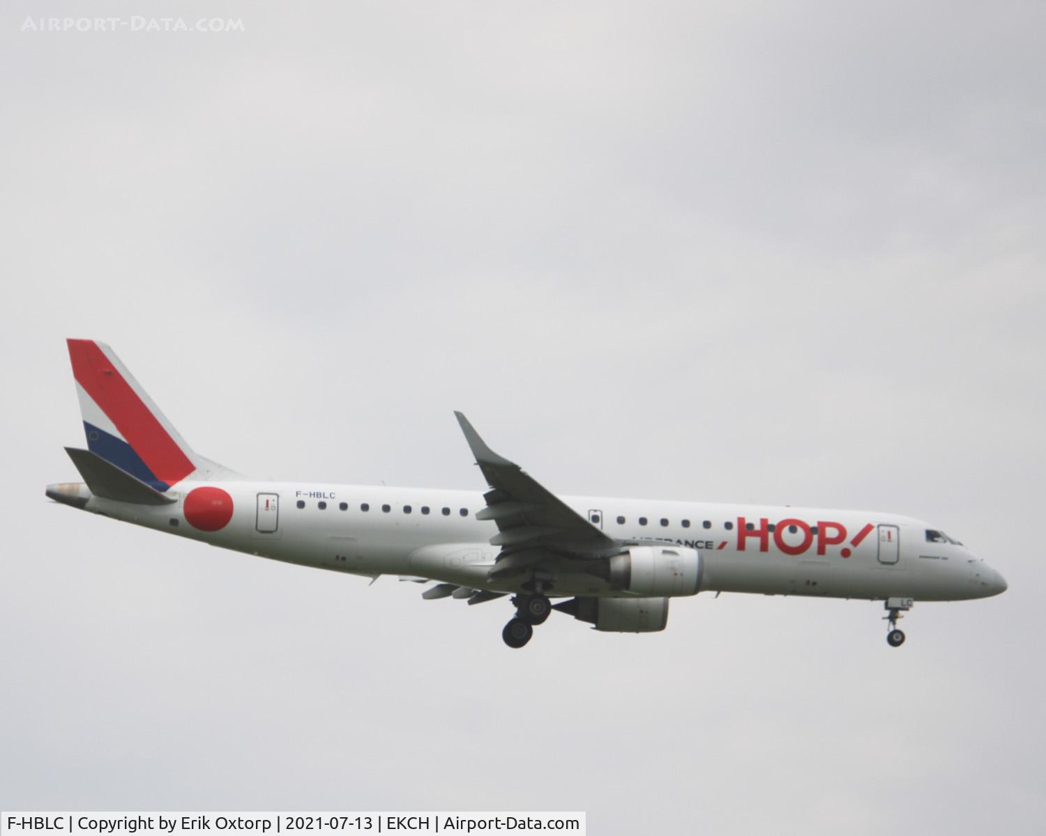 F-HBLC, 2007 Embraer 190AR (ERJ-190-100IGW) C/N 19000080, F-HBLC landing rw 04L