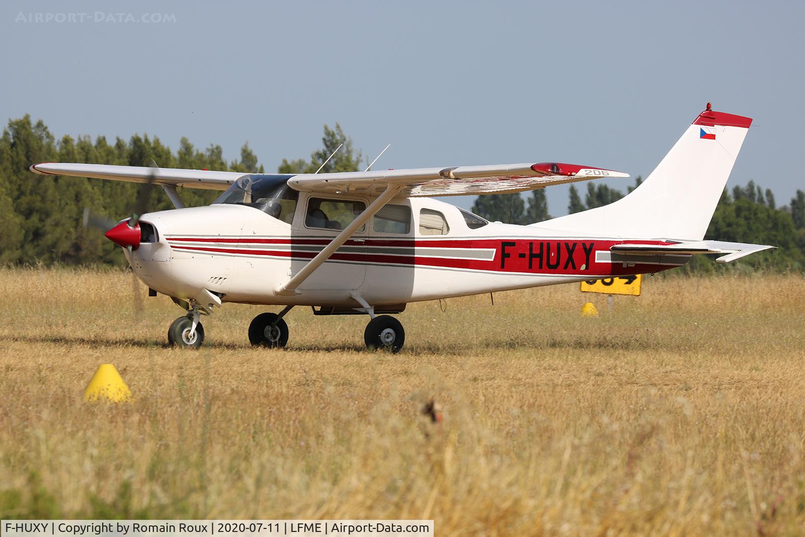 F-HUXY, 1969 Cessna TU206E Turbo Stationair C/N U2061454, Used for skydiving