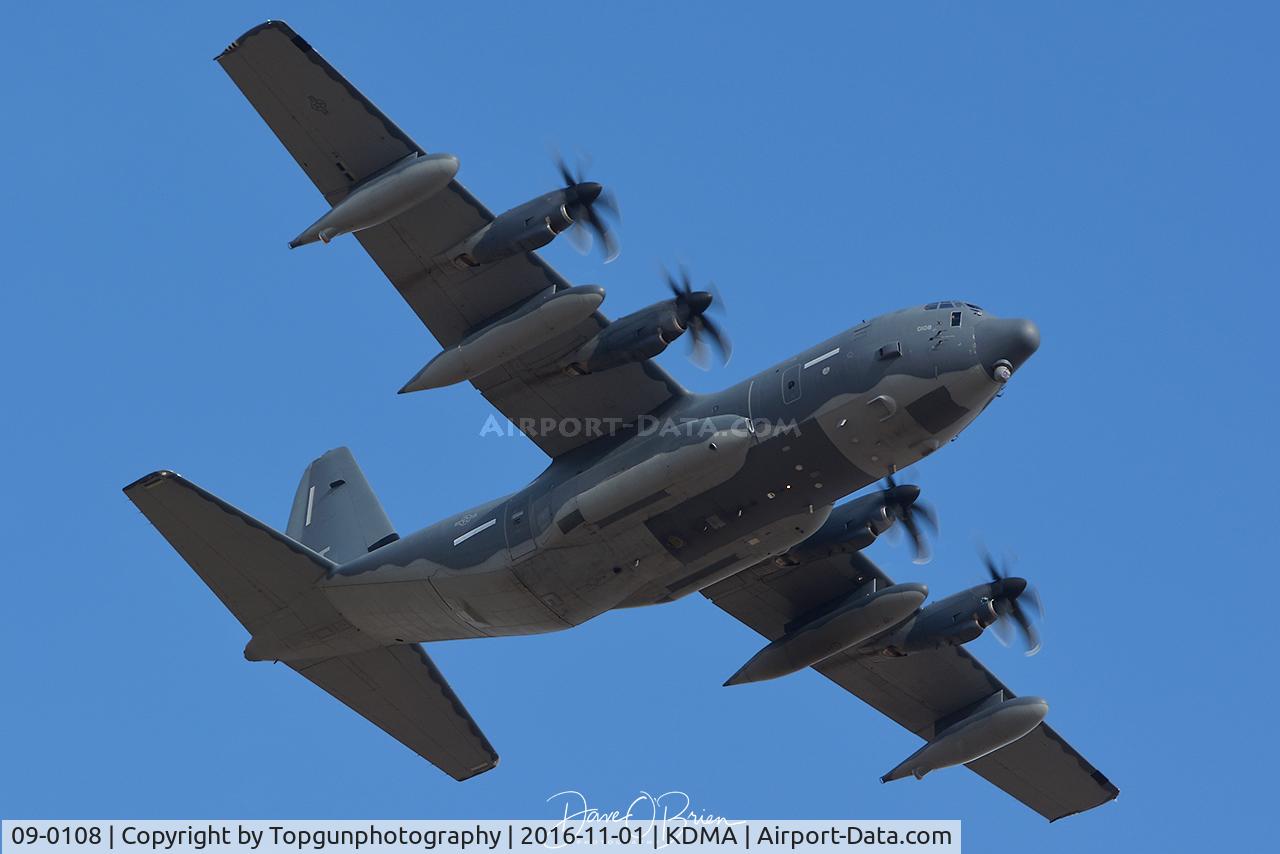 09-0108, 2010 Lockheed Martin HC-130J Combat King II Hercules C/N 382-5633, ROYAL34 departing DM