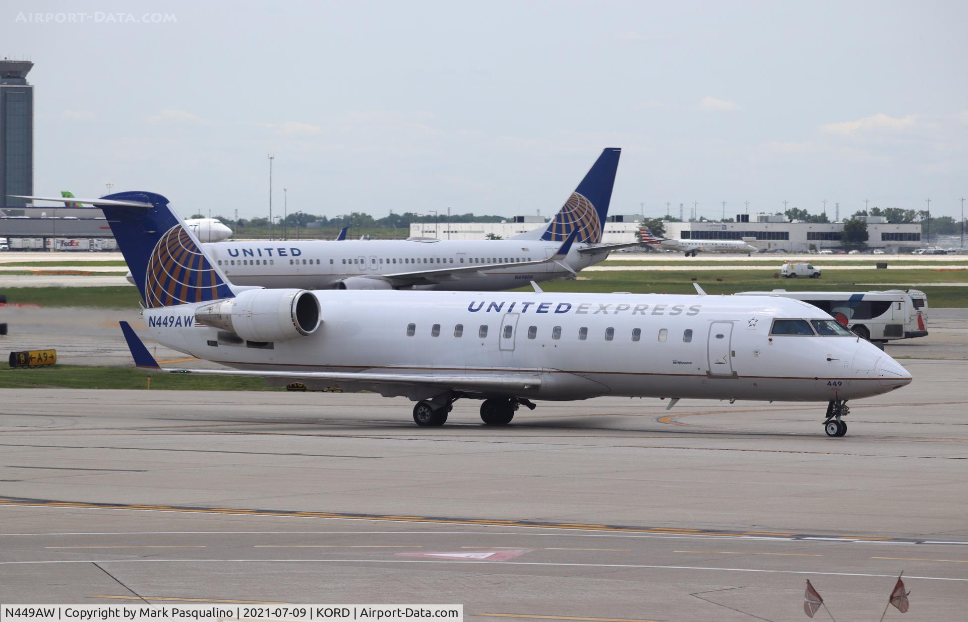 N449AW, 2003 Bombardier CRJ-200LR (CL-600-2B19) C/N 7818, CL-600-2B19