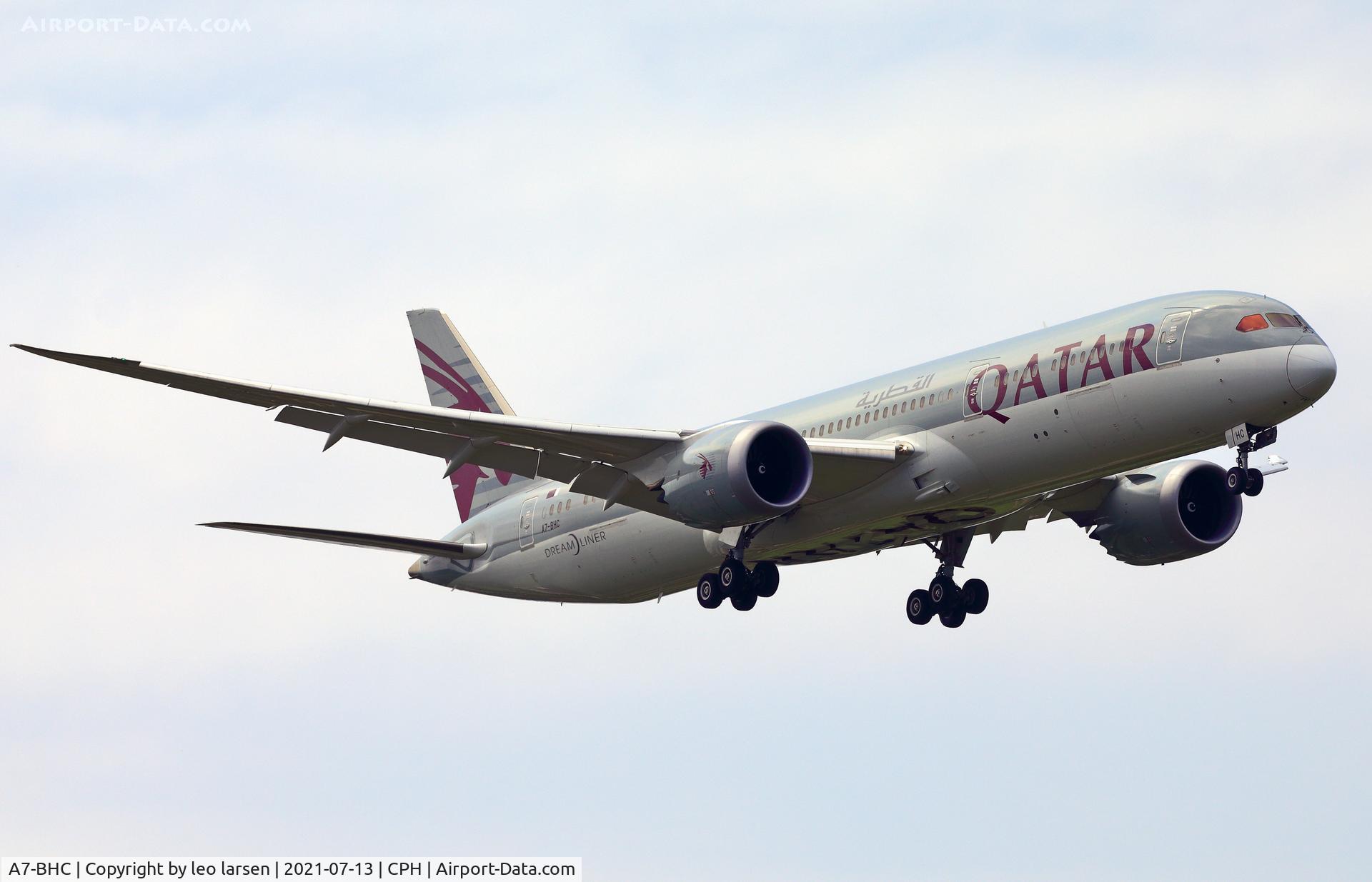 A7-BHC, 2019 Boeing 787-9 Dreamliner Dreamliner C/N 64210, Copenhagen 13.7.2021