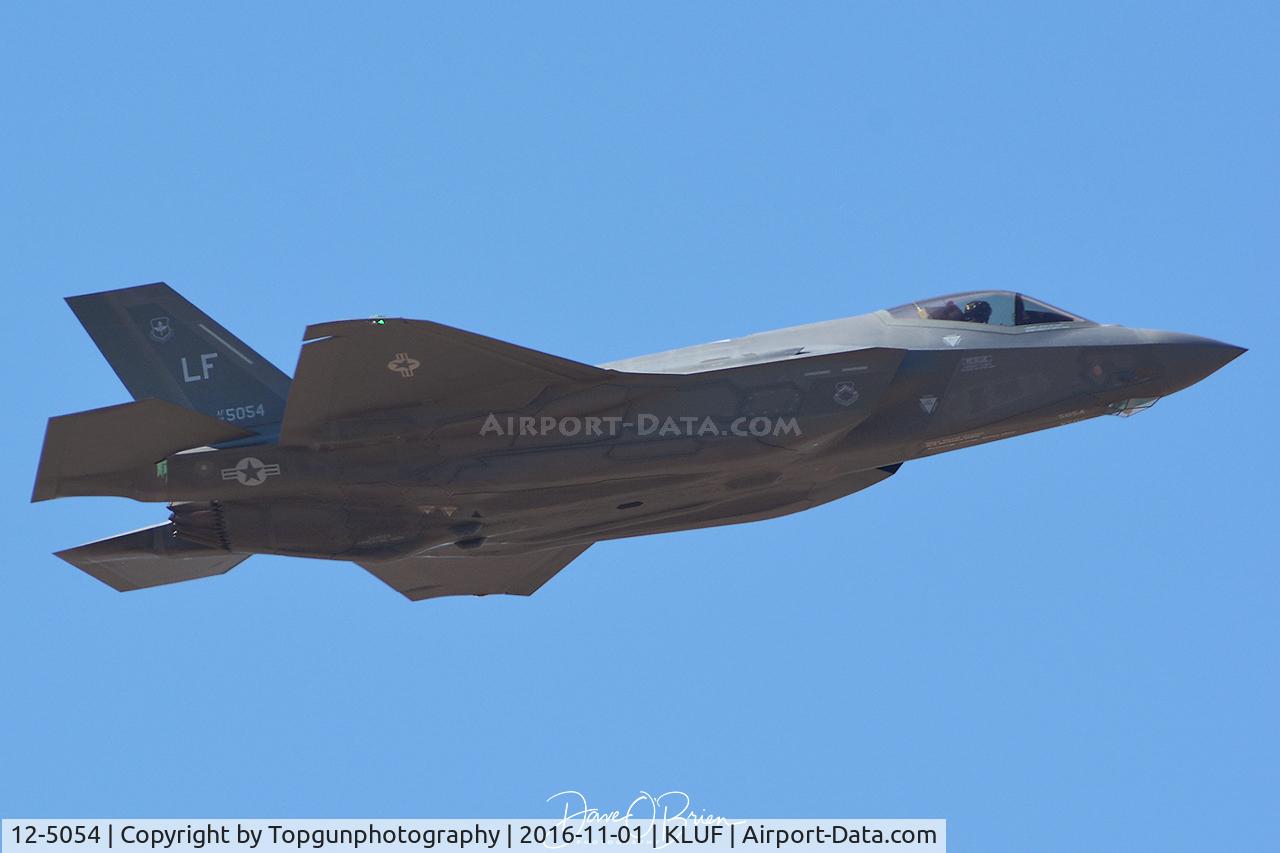 12-5054, Lockheed Martin F-35A Lightning II C/N AF-65, Local traffic at Luke departing