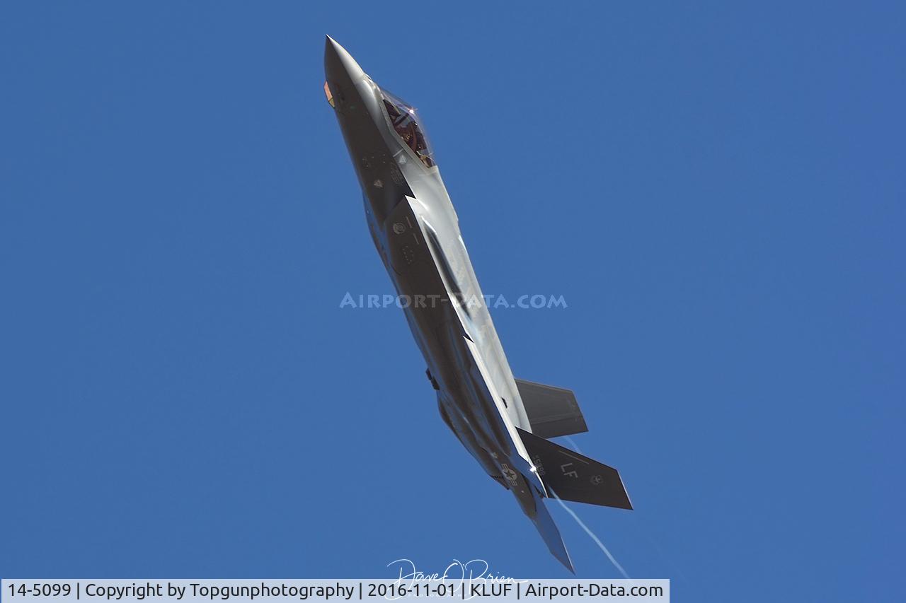 14-5099, 2016 Lockheed Martin F-35A Lightning II C/N AF-100, F-35 peeling off a low approach