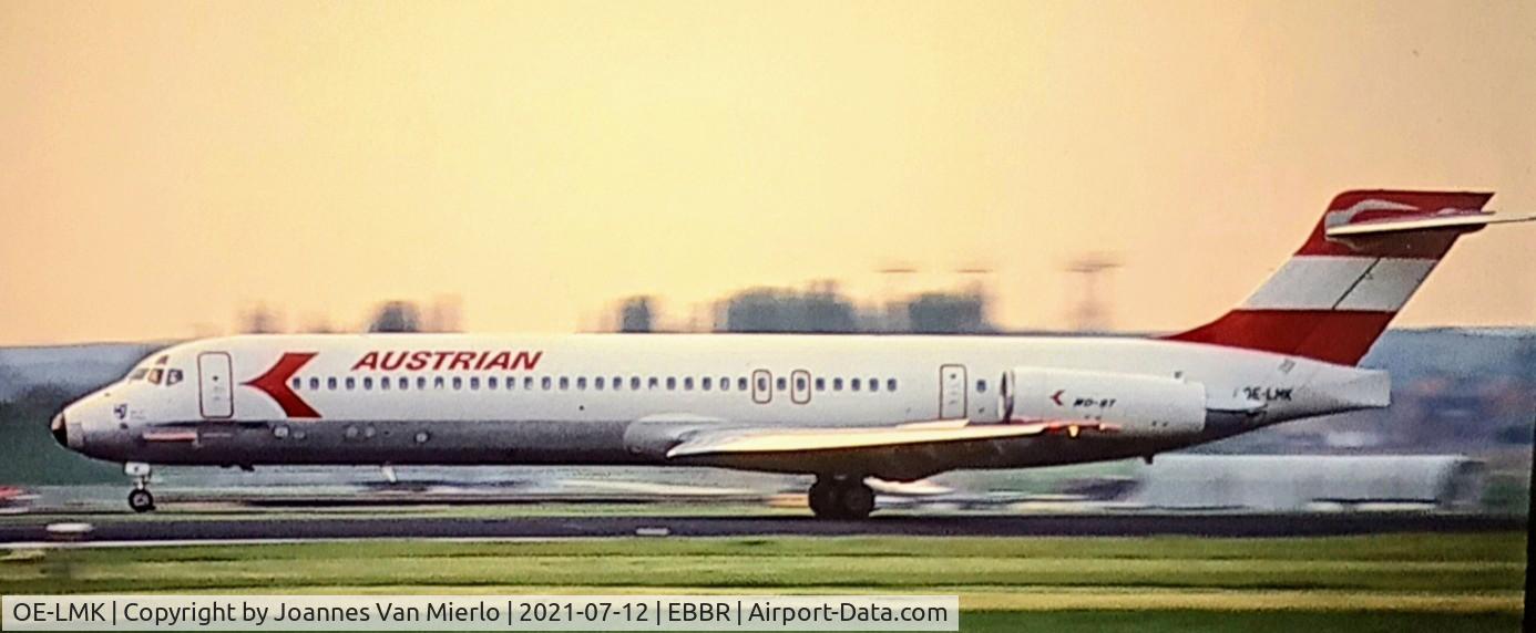 OE-LMK, 1987 McDonnell Douglas DC-9-87 C/N 49411, Scan from slide