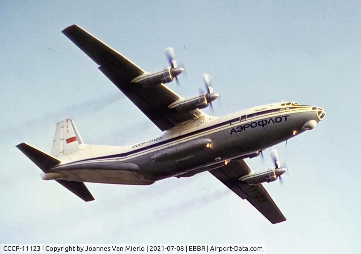 CCCP-11123, 1972 Antonov AN-12B C/N x2348105, scan from slide
