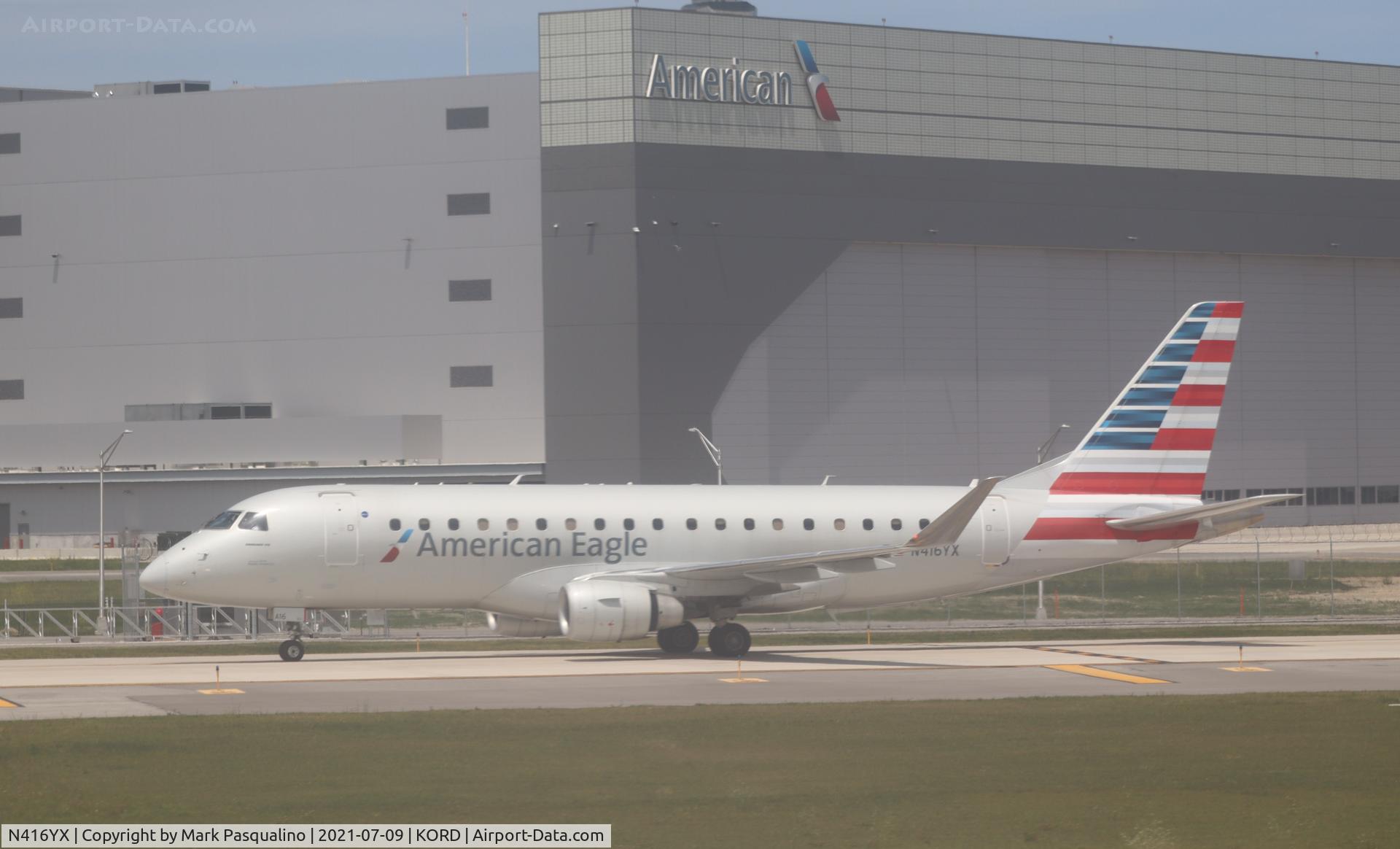 N416YX, 2013 Embraer 175LR (ERJ-170-200LR) C/N 17000381, ERJ-170-200LR