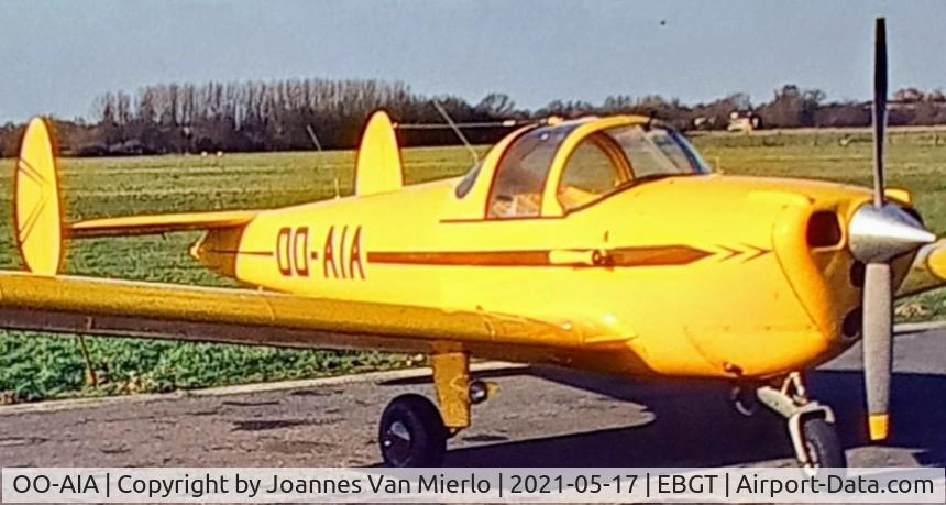 OO-AIA, 1947 Erco 415CD Ercoupe C/N 4834, Scan from slide