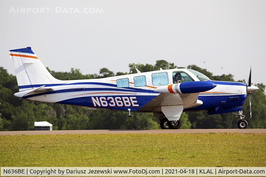 N636BE, Beech A36 Bonanza 36 C/N E-2687, Beech A36 Bonanza C/N E-2687 , N636BE