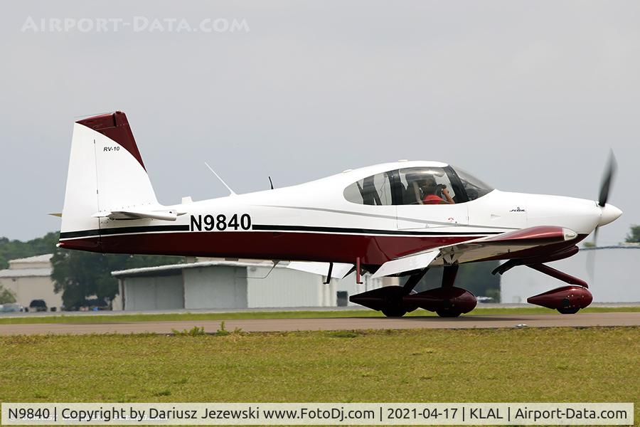 N9840, 2010 Vans RV-10 C/N FVE-1711, Vans RV-10 C/N FVE-1711, N9840