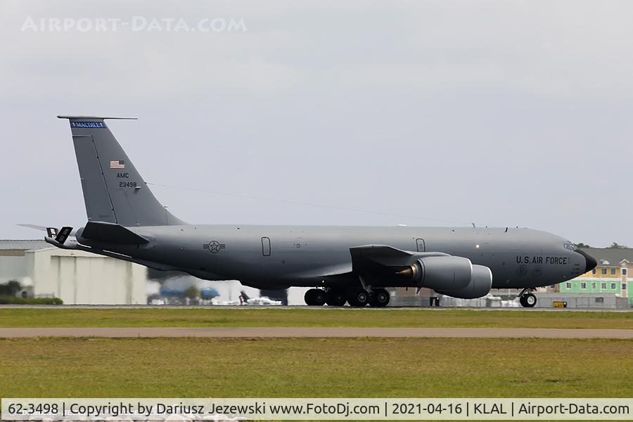 62-3498, 1963 Boeing KC-135R Stratotanker C/N 18481, KC-135R Stratotanker 62-3498 from 927th ARW 6th ARW McDill AFB, FL