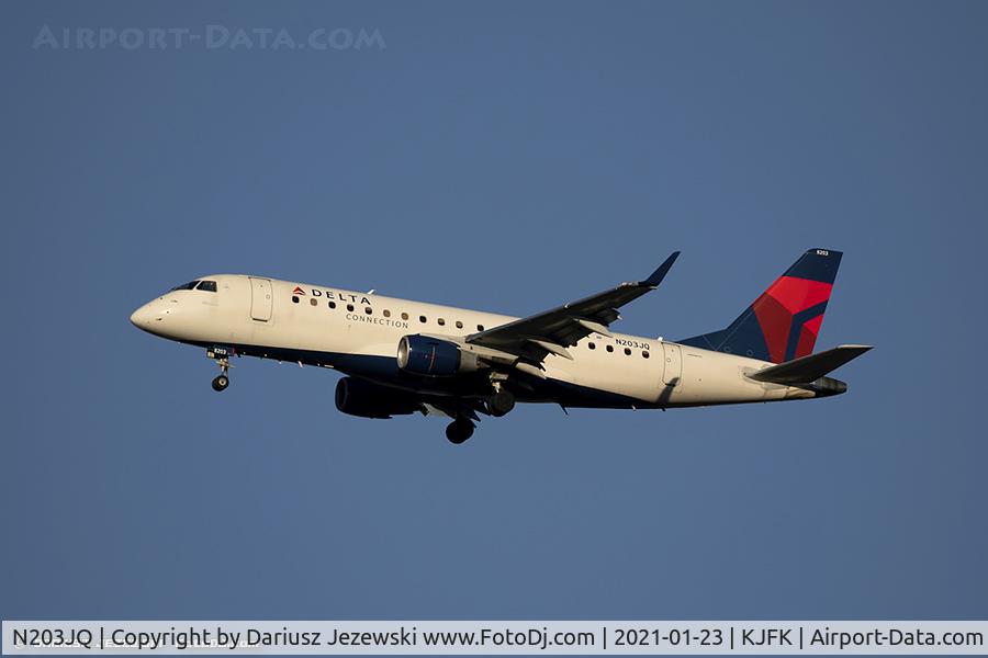 N203JQ, 2008 Embraer 175LR (ERJ-170-200LR) C/N 17000242, Embraer 175LR (ERJ-170-200LR) - Delta Connection (Shuttle America)  C/N 17000242, N203JQ
