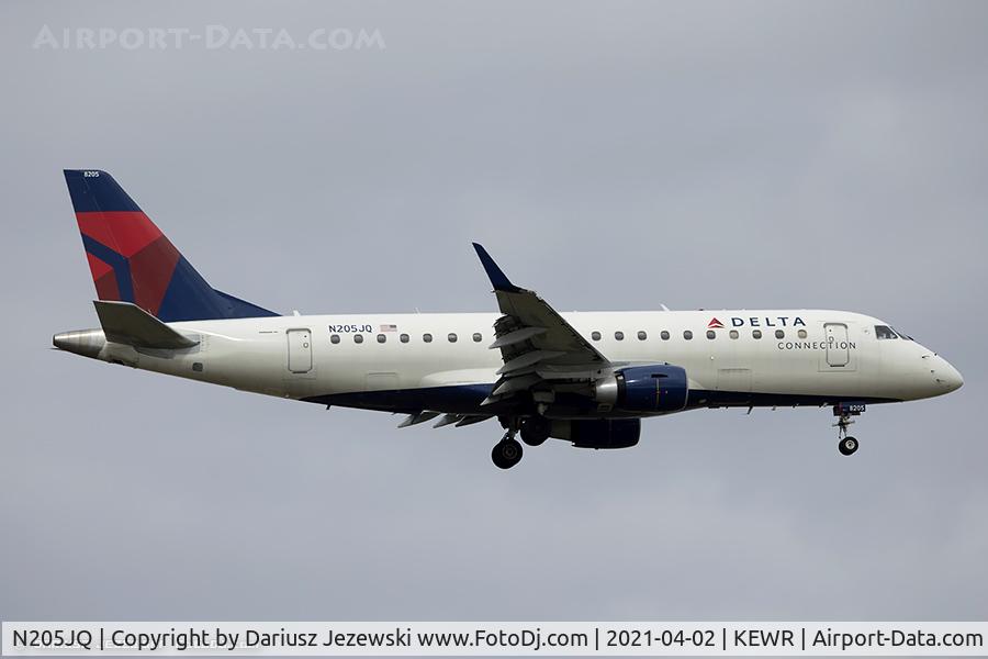 N205JQ, 2008 Embraer 175LR (ERJ-170-200LR) C/N 17000248, Embraer ERJ-175 - Delta Connection (Shuttle America)  C/N 17000248, N205JQ