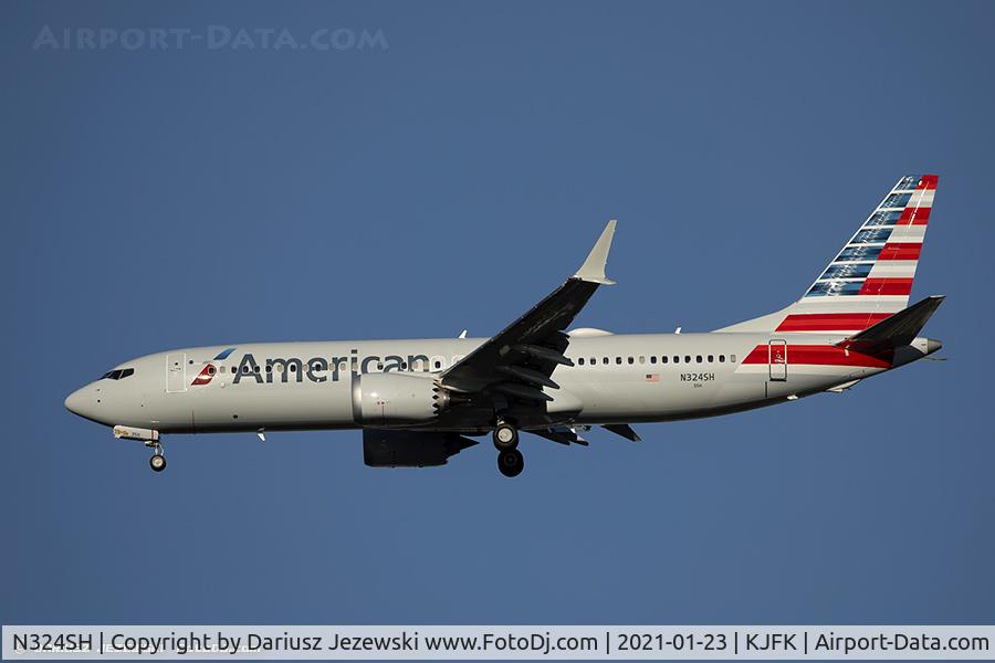 N324SH, AgustaWestland AW-139 C/N 41016, Boeing 737-8 MAX - American Airlines  C/N 44476, N324SH