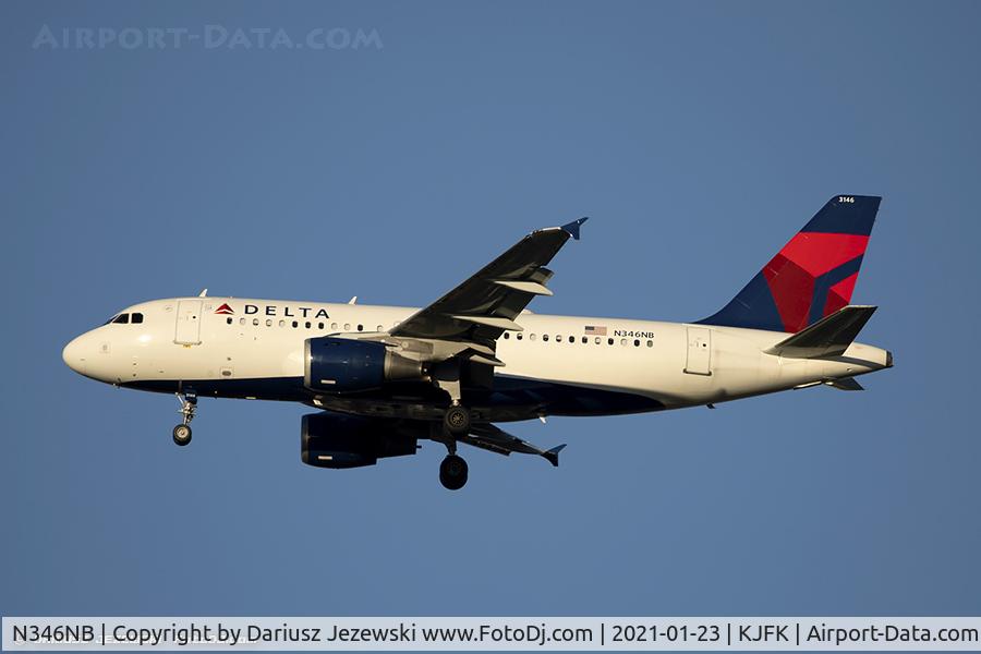 N346NB, 2002 Airbus A319-114 C/N 1796, Airbus A319-114 - Delta Air Lines  C/N 1796, N346NB