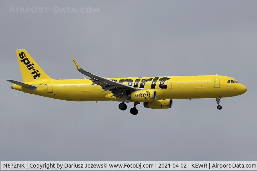 N672NK, 2017 Airbus A321-231 C/N 7522, Airbus A321-231 - Spirit Airlines  C/N 7522, N672NK