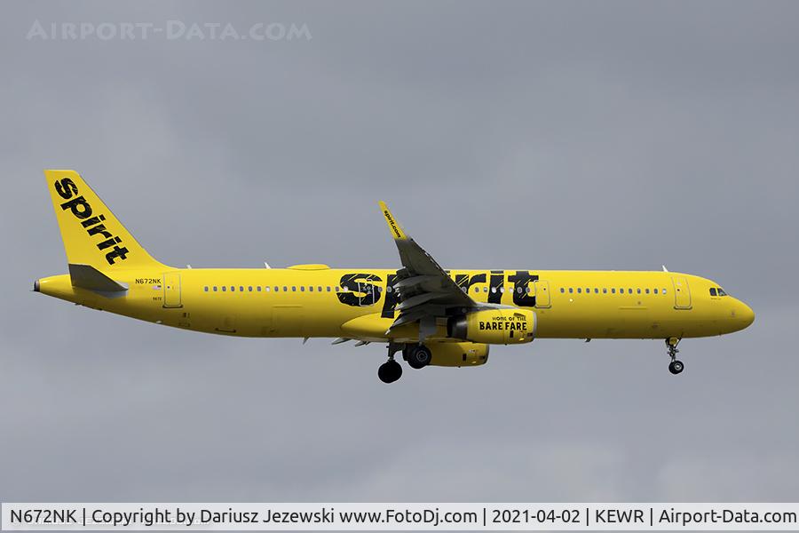 N672NK, 2017 Airbus A321-231 C/N 7522, Airbus A321-231 - Spirit Airlines  C/N 7522, N672NK