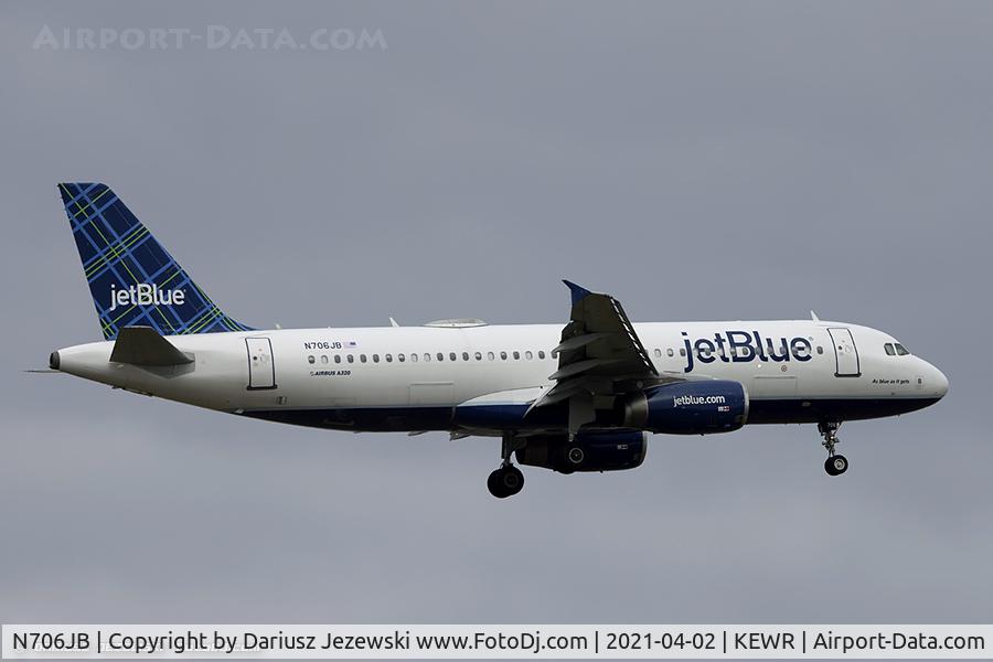 N706JB, 2008 Airbus A320-232 C/N 3451, Airbus A320-232 