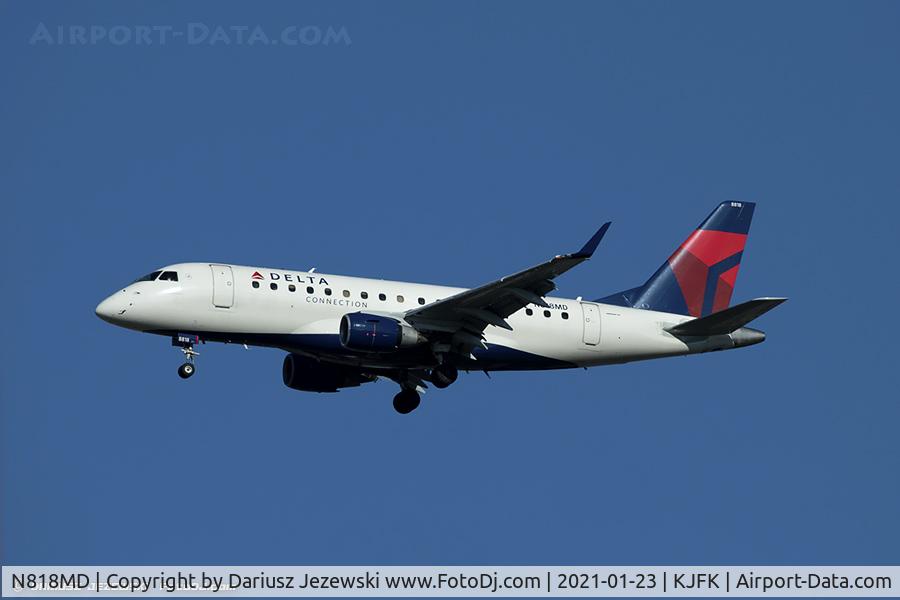 N818MD, 2004 Embraer 170SU (ERJ-170-100SU) C/N 17000039, Embraer 170SU (ERJ-170-100SU) - Delta Connection (Shuttle America)  C/N 17000039, N818MD