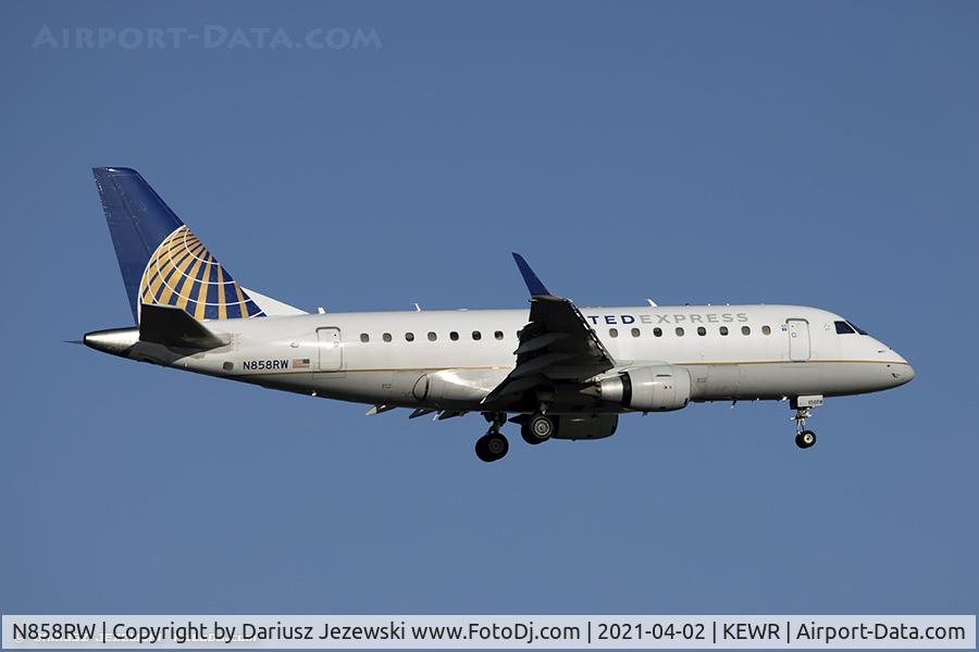 N858RW, 2005 Embraer 170SE (ERJ-170-100SE) C/N 17000080, Embraer ERJ-170-100SE- United Express (Shuttle America)  C/N 17000080, N858RW