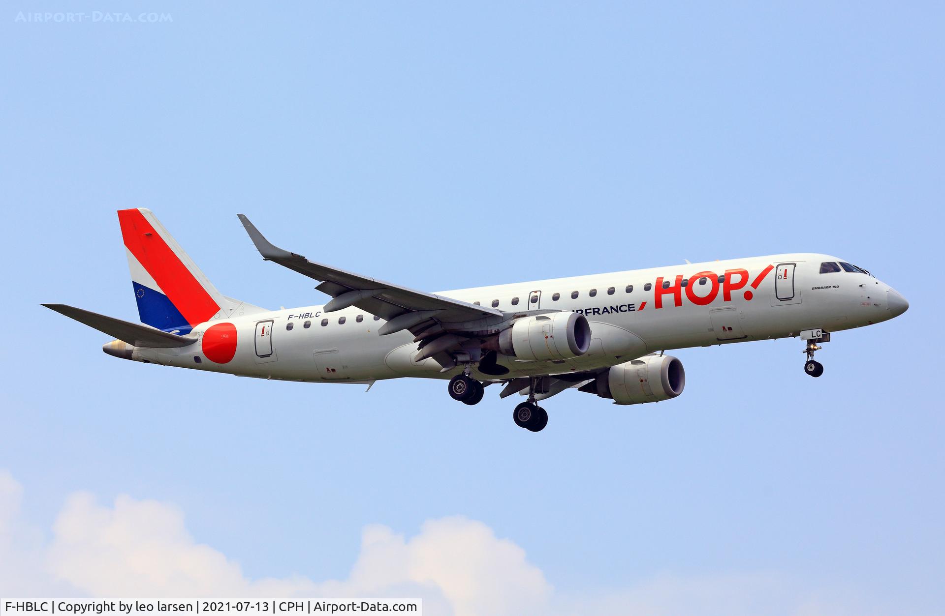 F-HBLC, 2007 Embraer 190AR (ERJ-190-100IGW) C/N 19000080, Copenhagen 13.7.2021