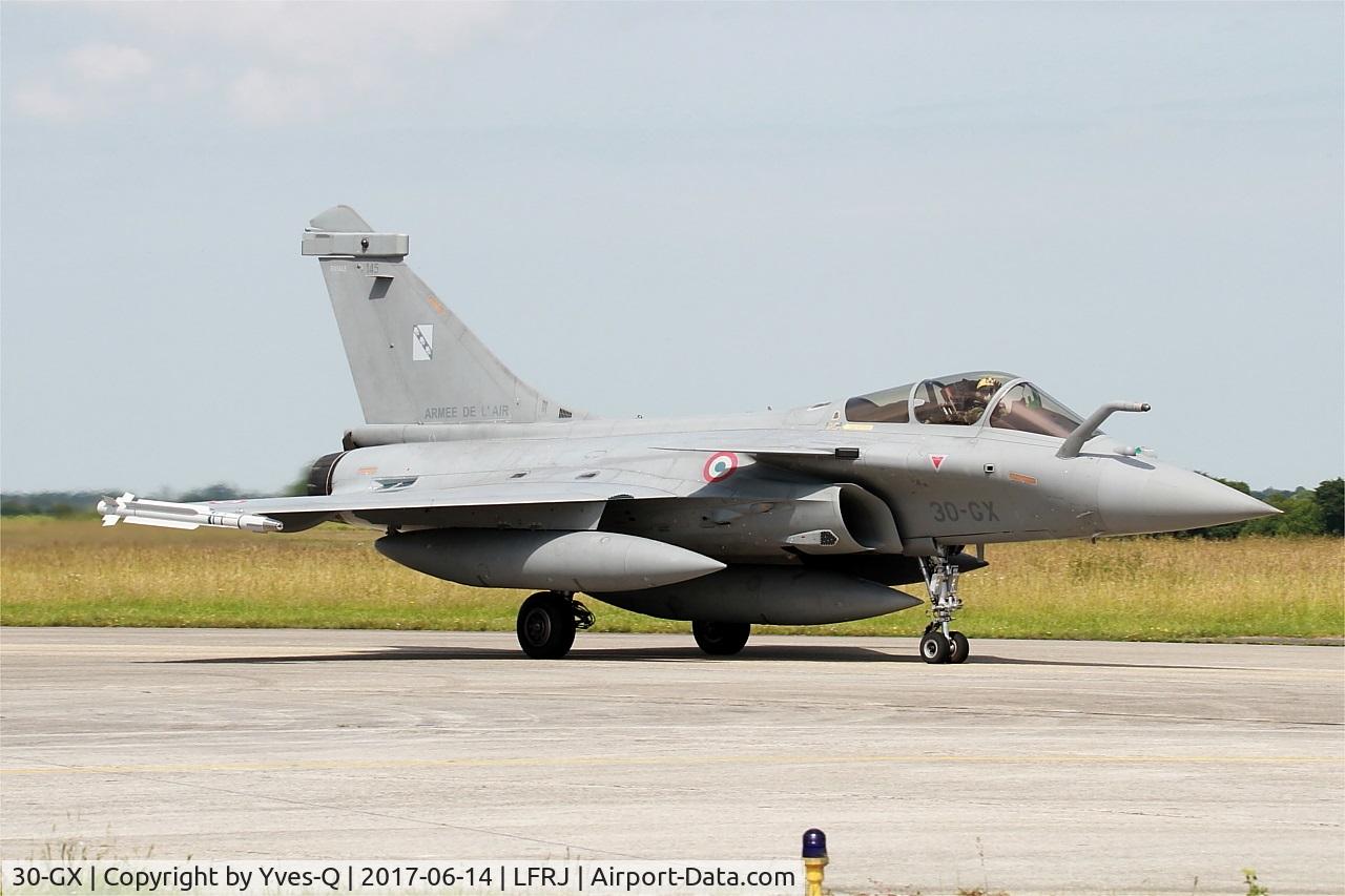 30-GX, 2014 Dassault Rafale C C/N 145, Dassault Rafale C, Taxiing to flight line, Landivisiau Naval Air Base (LFRJ) Tiger Meet 2017