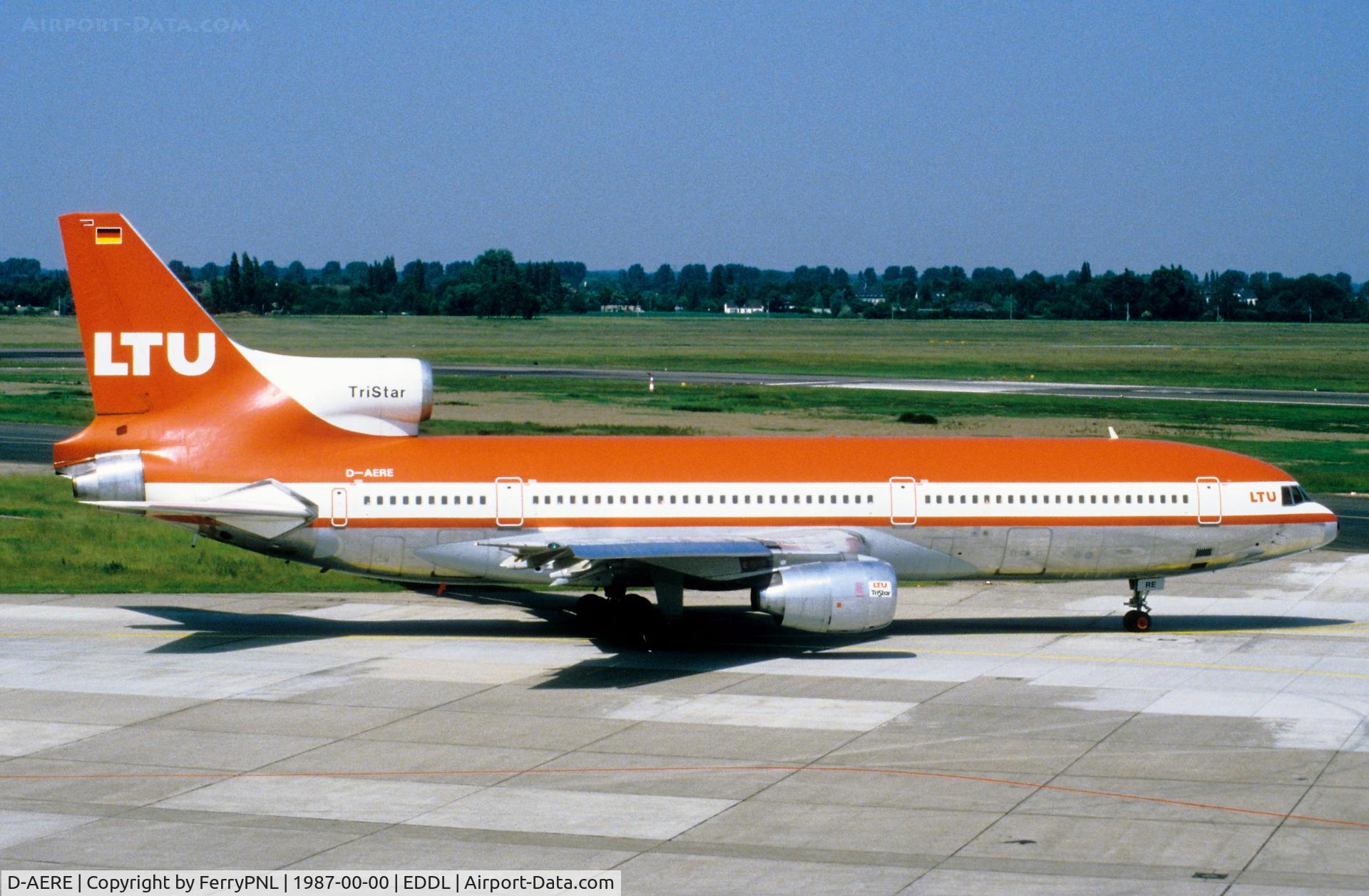 D-AERE, 1977 Lockheed L-1011-385-1 TriStar C/N 193L-1120, LTU L1011 for departure