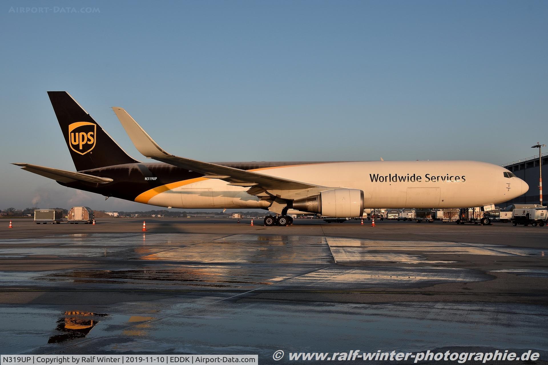 N319UP, 1997 Boeing 767-34AF C/N 27758, Boeing 767-34AF - 5X UPS United Parcel Service - 27758 - N319UP - 10.11.2019 - CGN