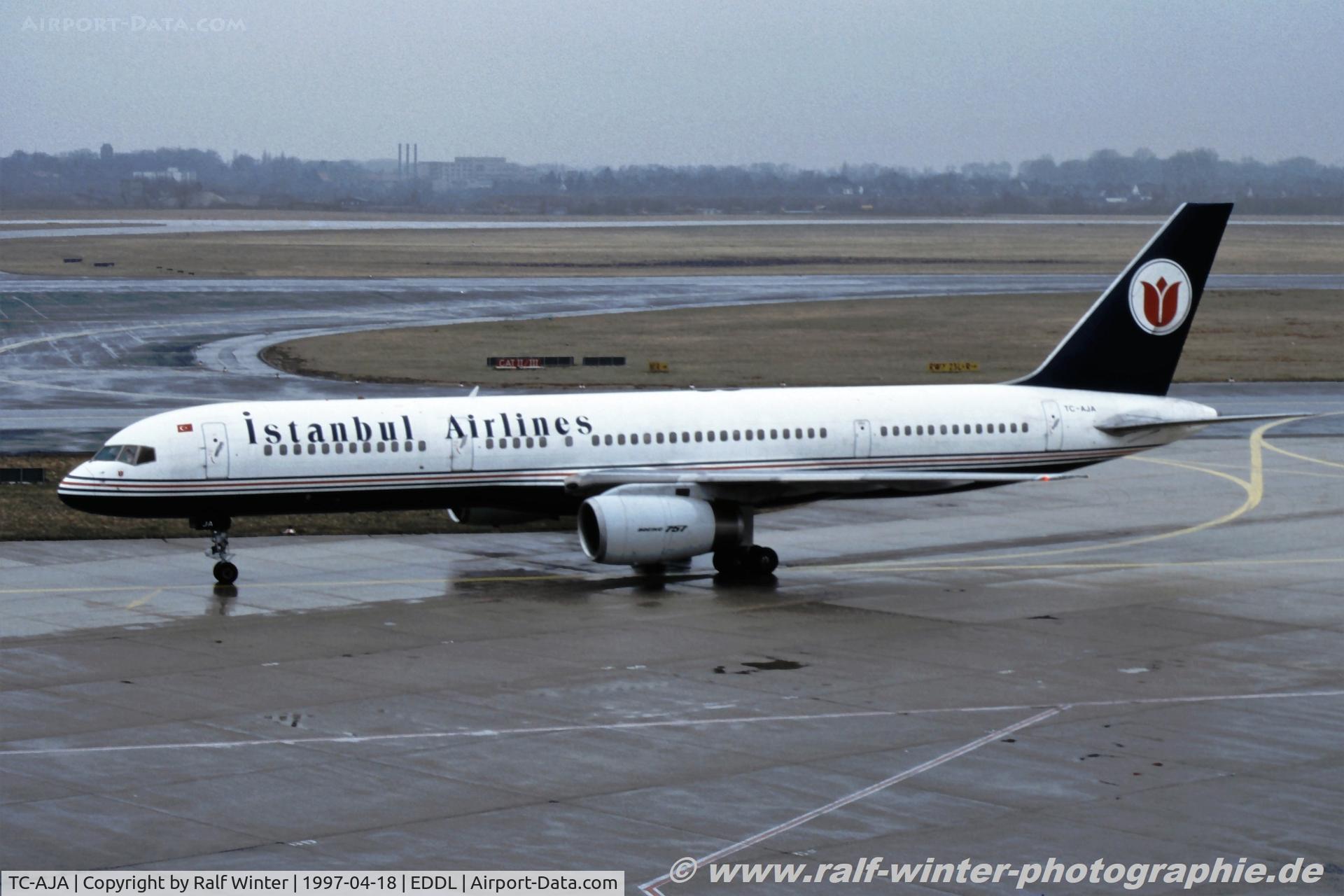 TC-AJA, 1990 Boeing 757-236 C/N 24771, Boeing 757-236 - IL IST Istanbul Airlines - 24771 - TC-AJA - 04.1997 - DUS