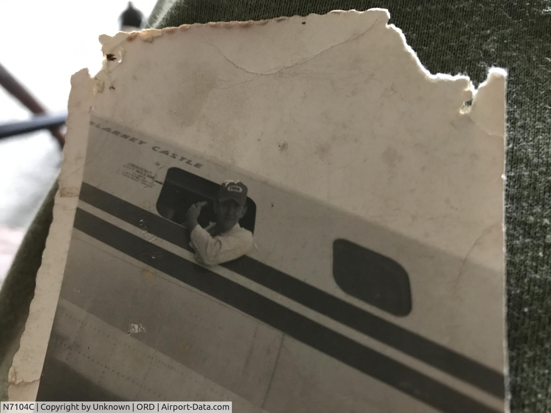 N7104C, 1955 Lockheed L-1049G Super Constellation C/N 4585, My Dad. TWA mechanic. Is this the plane he is in?