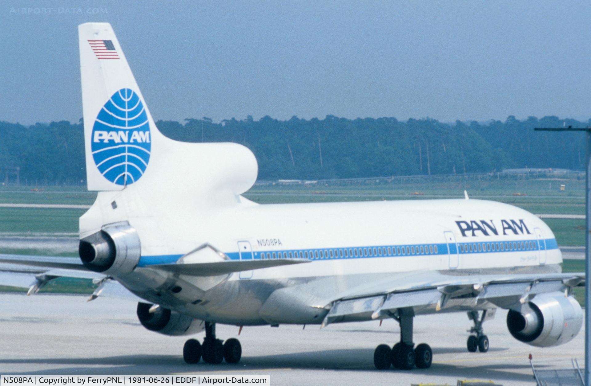 N508PA, 1984 Lockheed L-1011-385-3 TriStar 500 C/N 193Y-1186, PanAm L1015