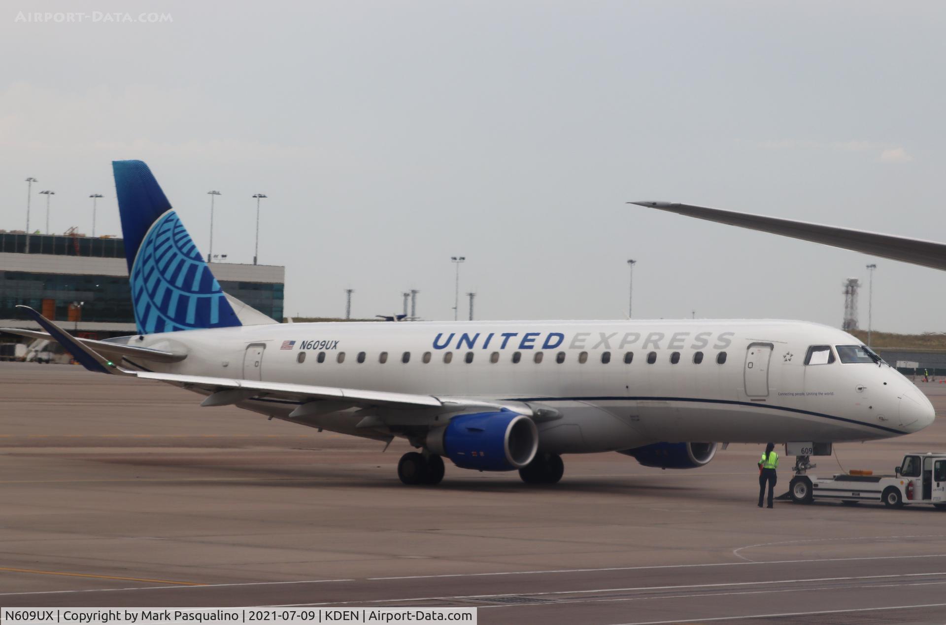 N609UX, 2019 Embraer ERJ-175LL (ERJ-170-200LL) C/N 17000807, ERJ-170-200LR
