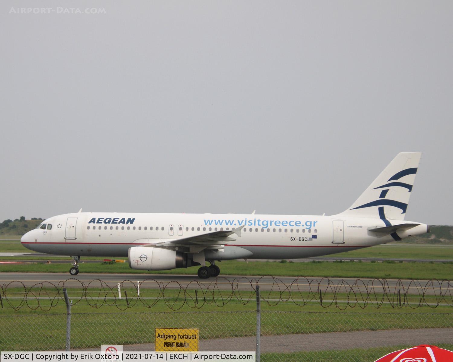 SX-DGC, 2009 Airbus A320-232 C/N 4094, SX-DGC landed rw 04L